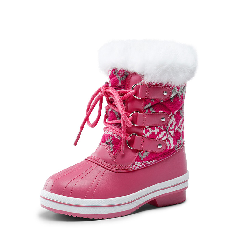 White fur deals toddler boots